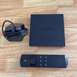 Amazon Fire TV (2ND GENERATION) 4K HD Media Streamer - BLACK With Remote Tested